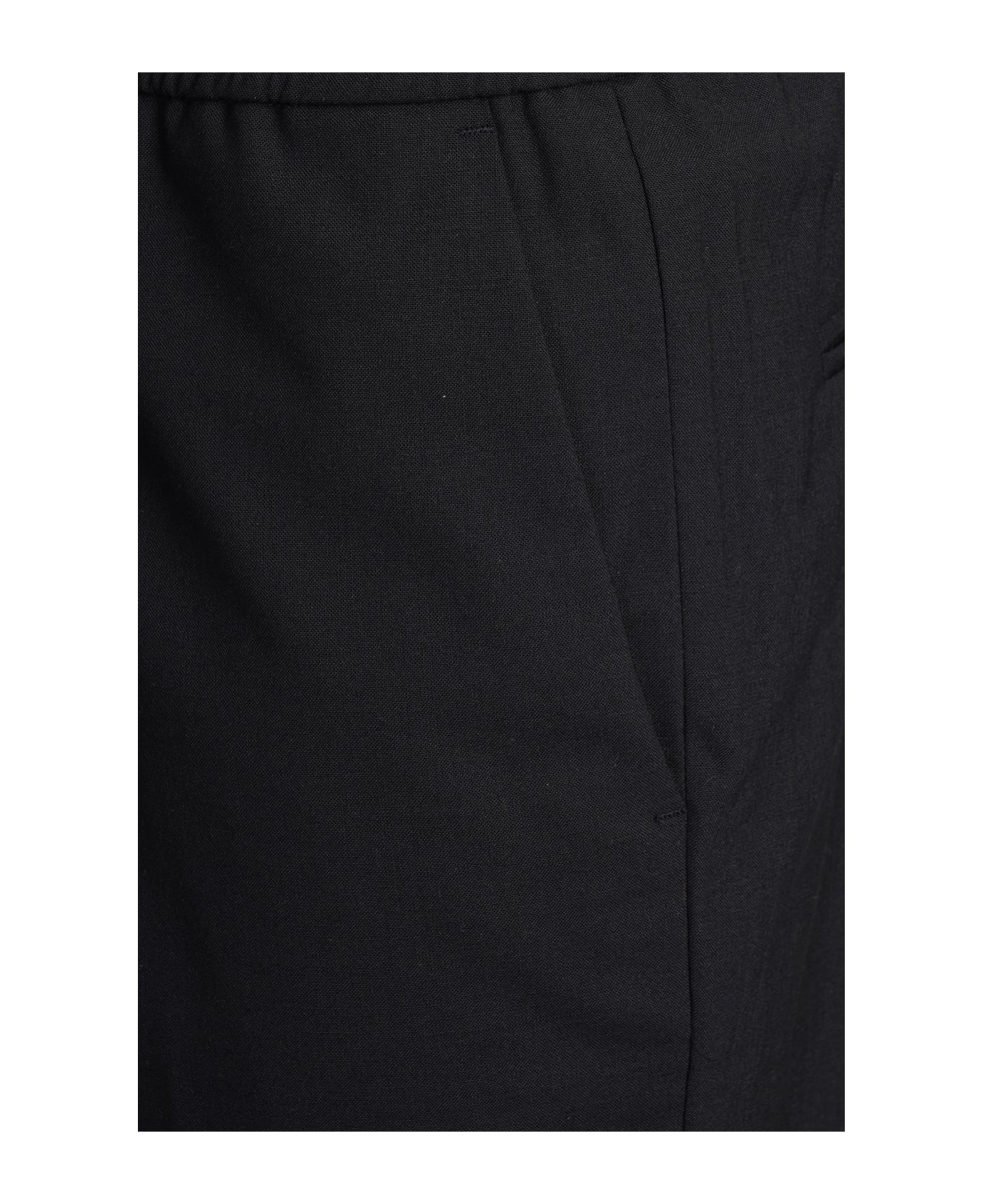 Bonsai Pants In Black Wool - black