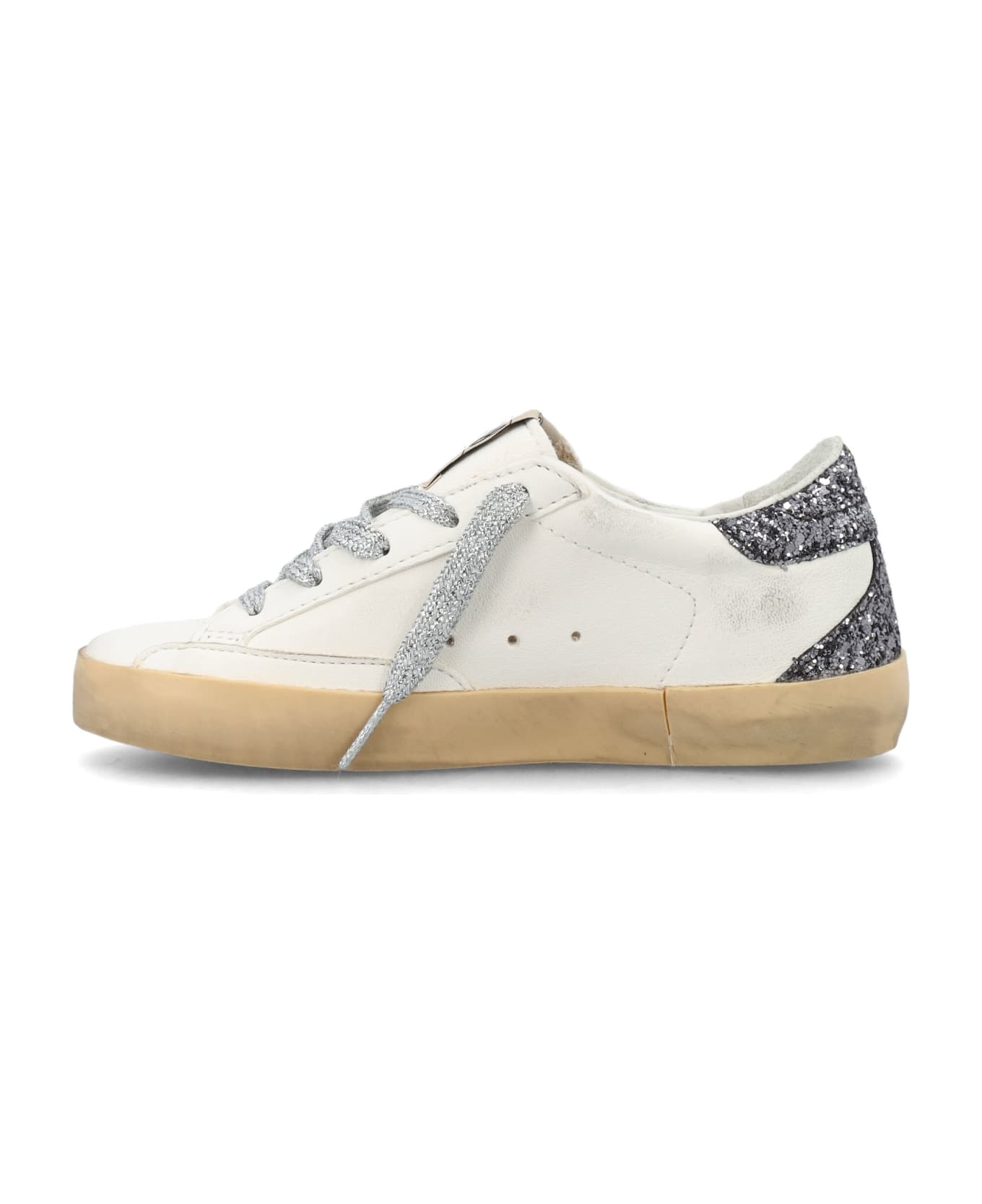 Golden Goose Super-star Sneakers - CREAM/BEIGE/DARK GREY シューズ