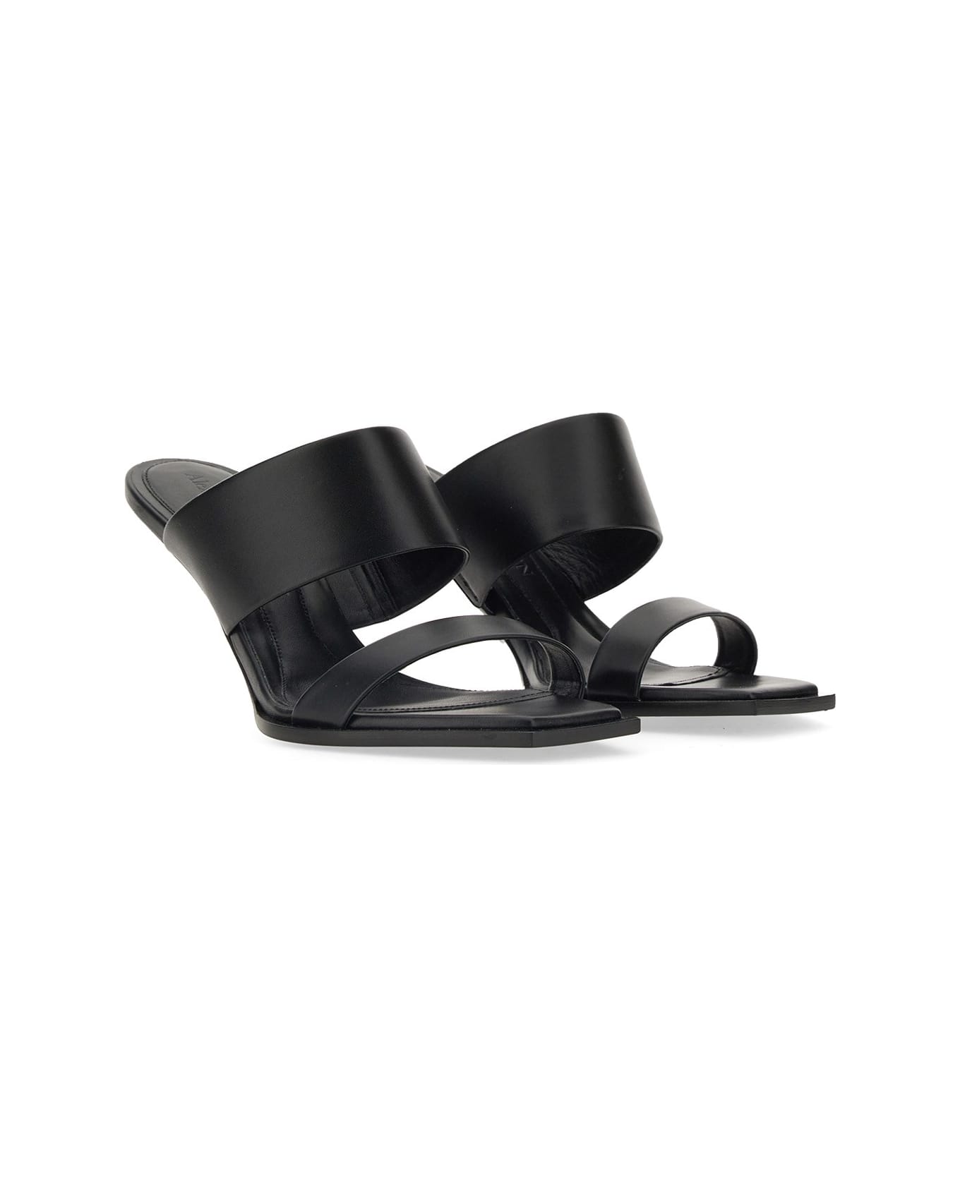 Alexander McQueen Leather Sandal - Black サンダル