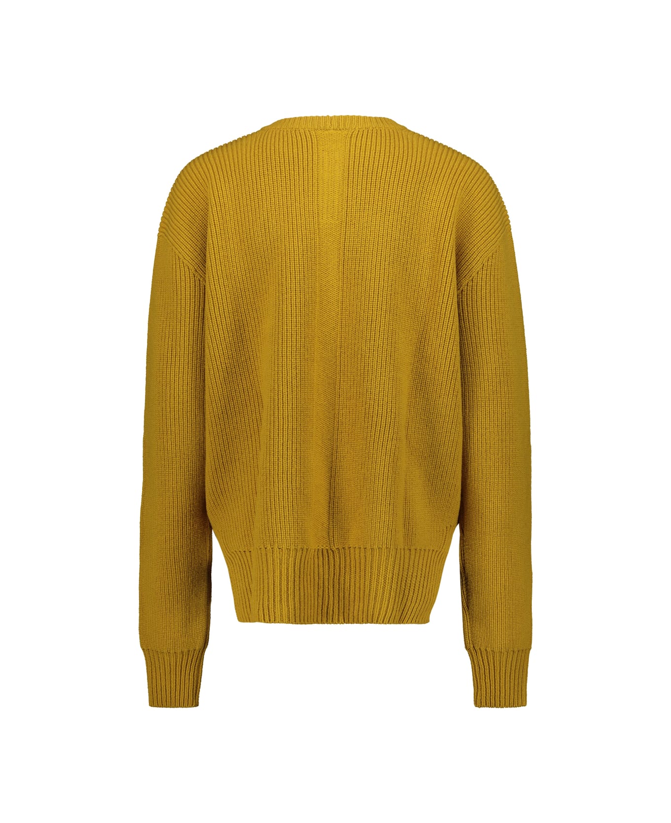 Rick Owens Fishermann Crew Neck Sweater -  Lemon