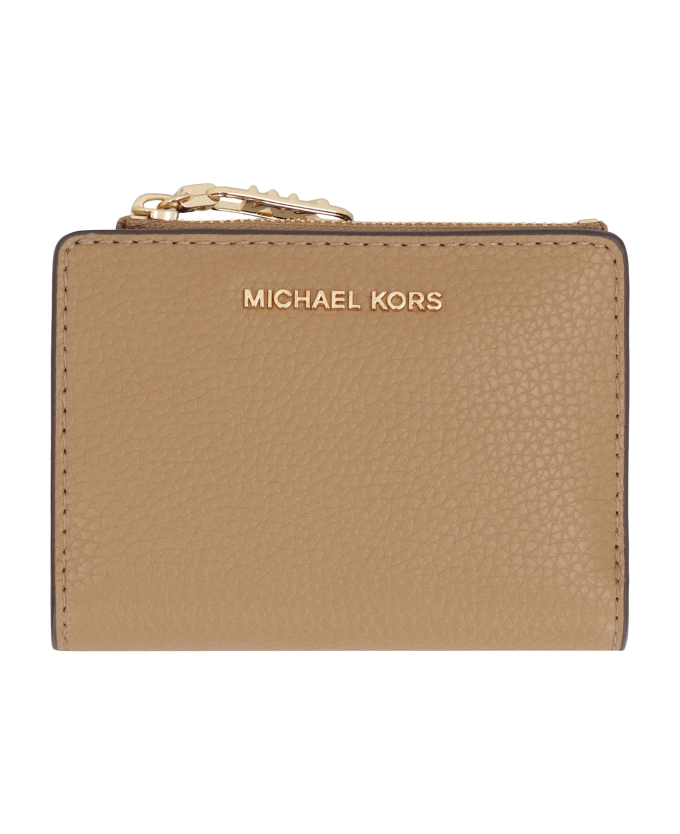 MICHAEL Michael Kors Empire Grainy Leather Wallet - turtledove
