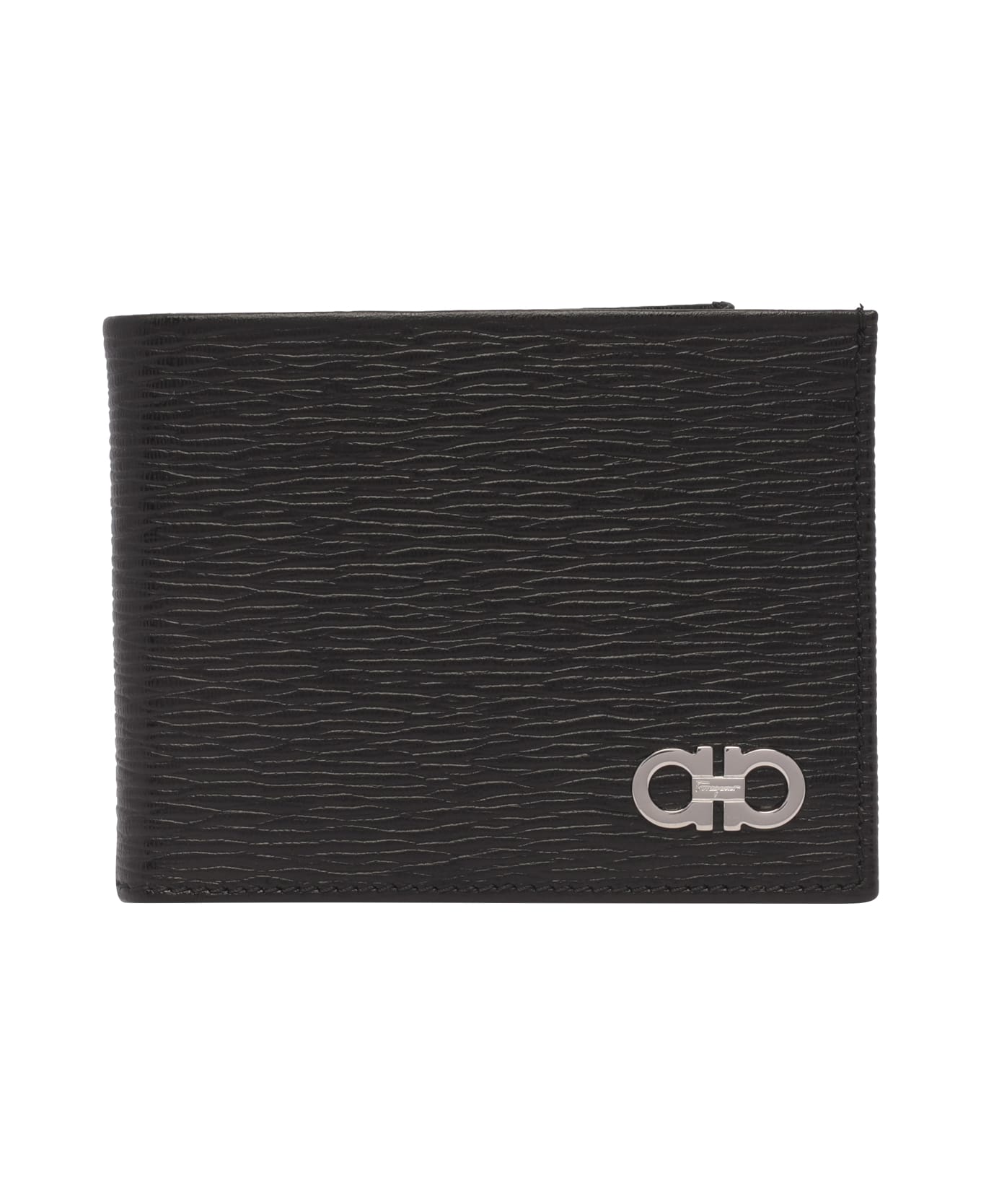 Ferragamo Revival Gancini Wallet - Black