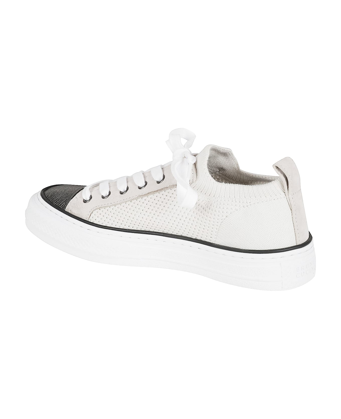 Brunello Cucinelli Mesh Sneakers - Ice White
