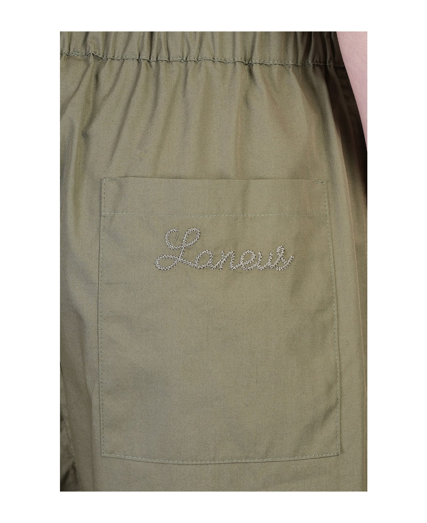 Laneus Pants In Green Cotton - green