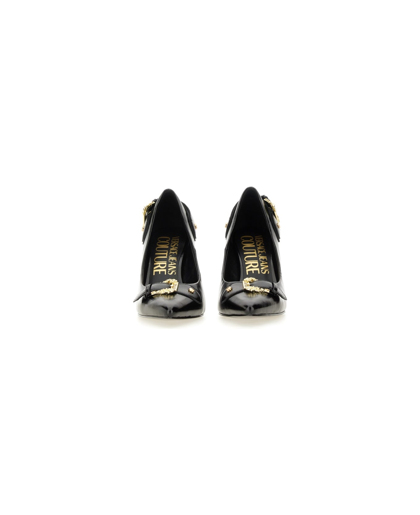 Versace Jeans Couture 'scarlett Baroque' Pumps - BLACK