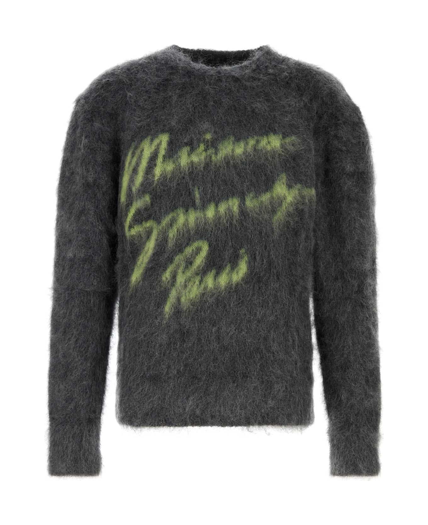 Givenchy Charcoal Mohair Blend Sweater - CHARCOAL