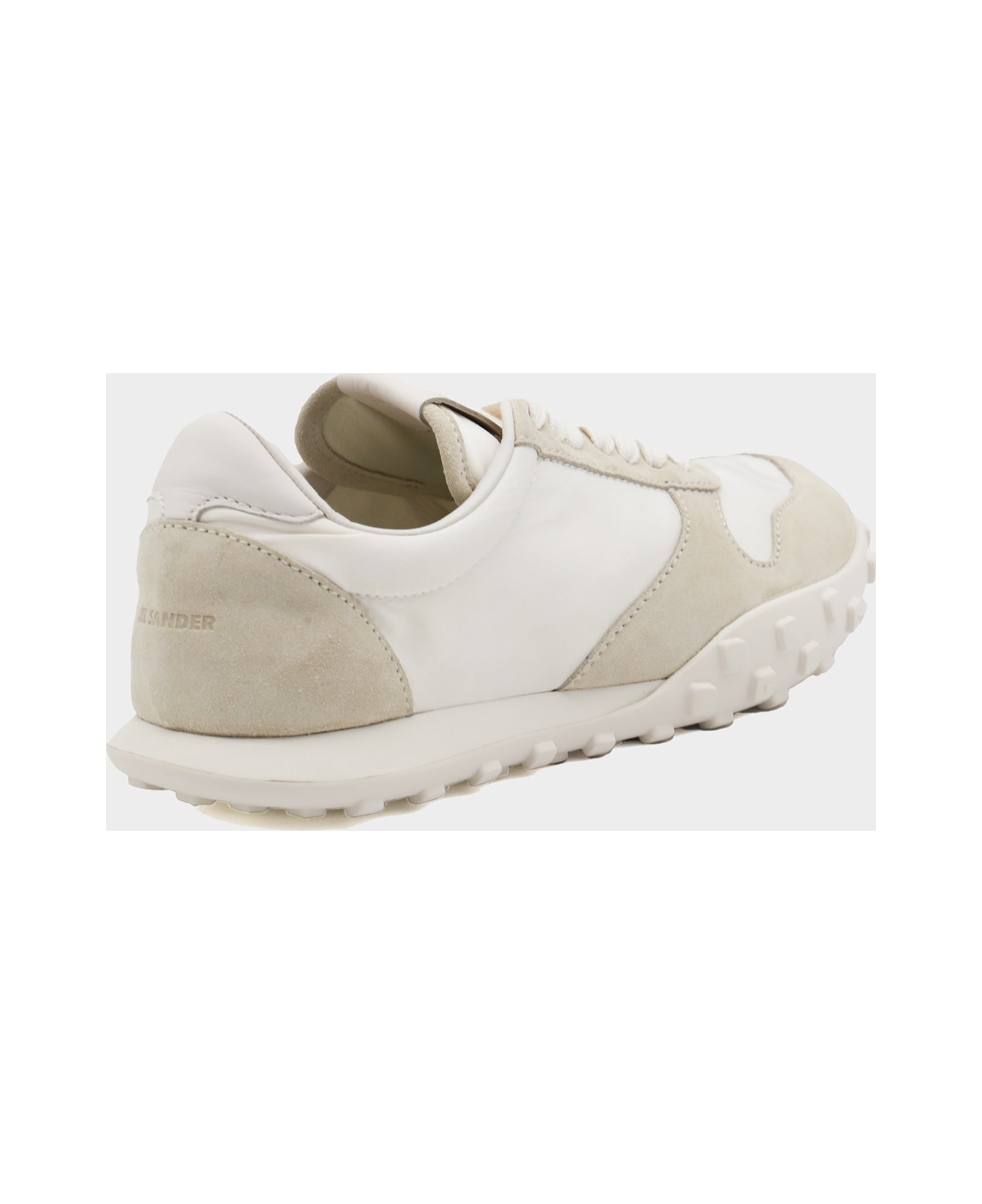 Jil Sander White And Beige Sneakers - VAPOUR