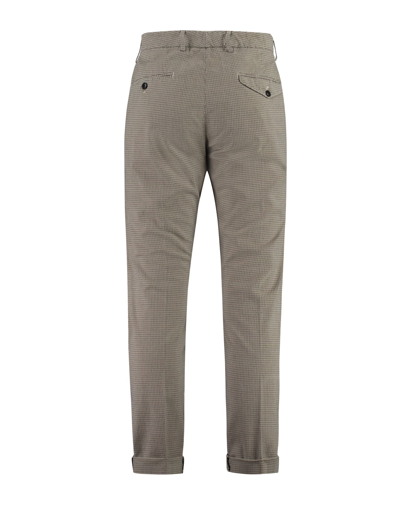 Dondup Joe Prince-of-wales Checked Trousers - Beige