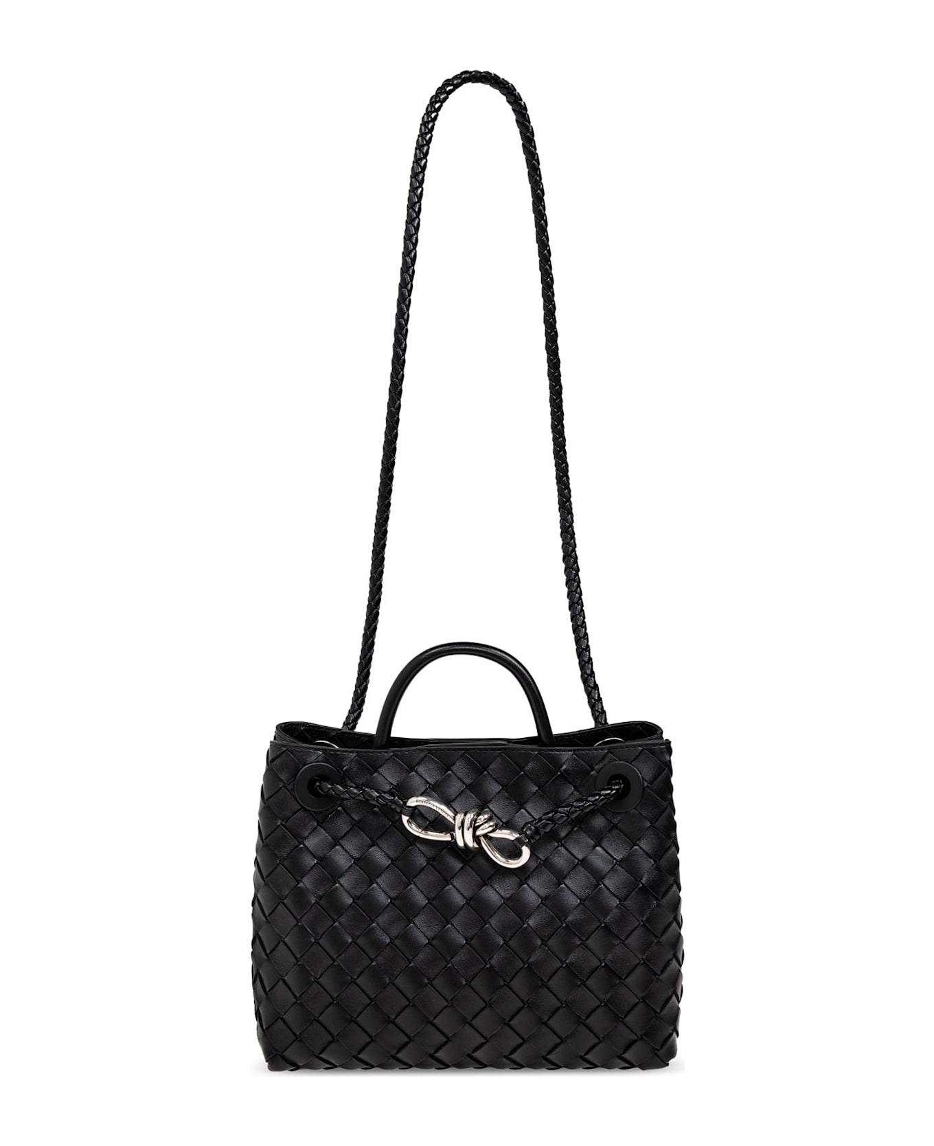 Bottega Veneta Handbag Andiamo Small - BLACK