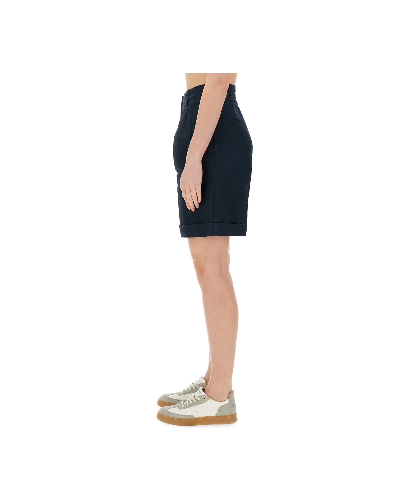 Aspesi Cotton Shorts - Navy