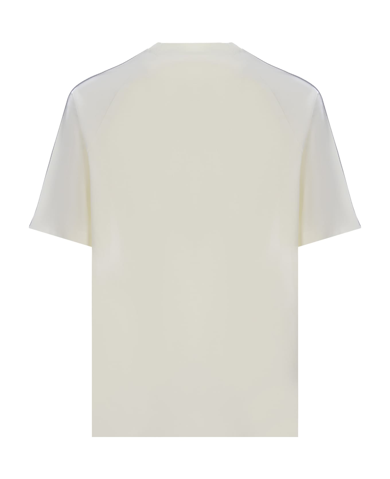 Y-3 T-shirt Y-3 "3-stripes" Made Of Cotton - Bianco