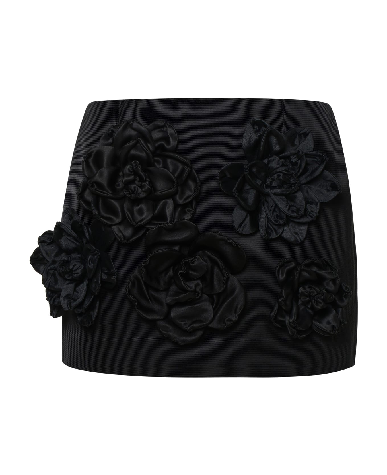 Dolce & Gabbana Black Cotton Blend Miniskirt - Black