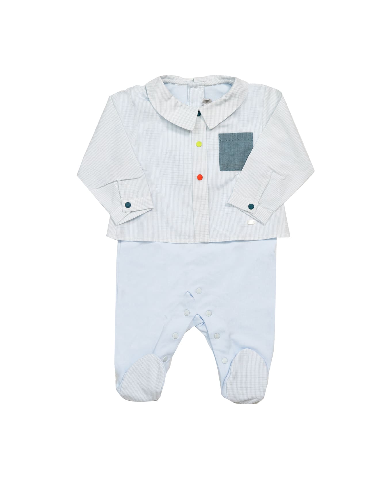 Dior Baby シャツ　6A Baby Short-Sleeved Shirt Green and Blue Dior Oblique Cotton