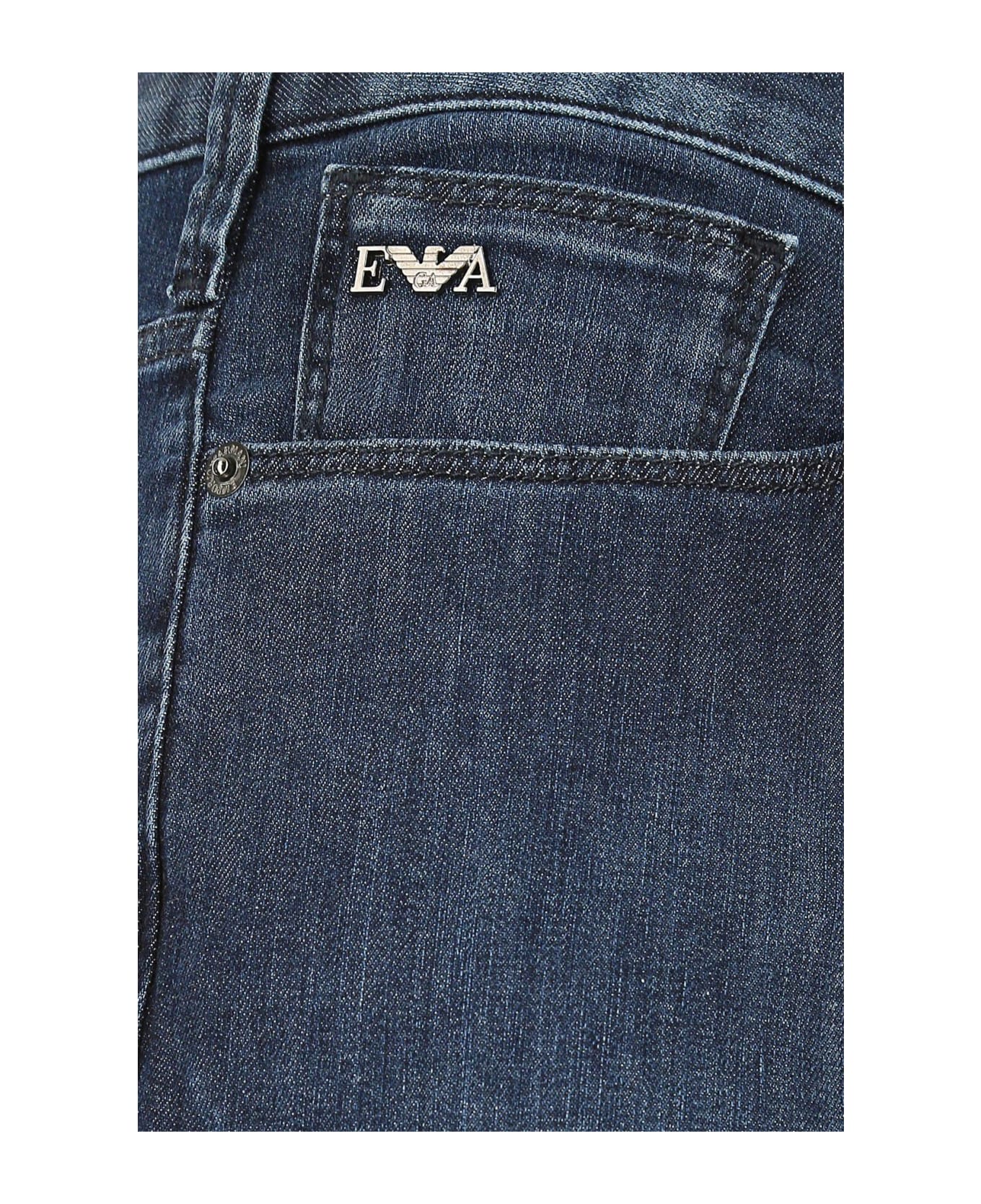 Emporio Hats Armani Stretch Denim Jeans - Blu
