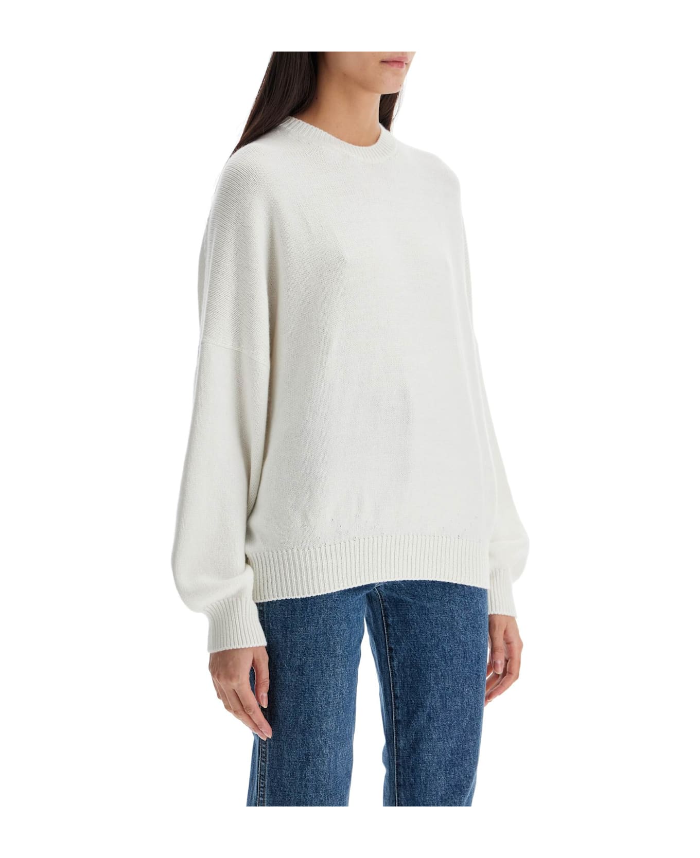 Khaite Cashmere Margaux Pullover - GLAZE (White)