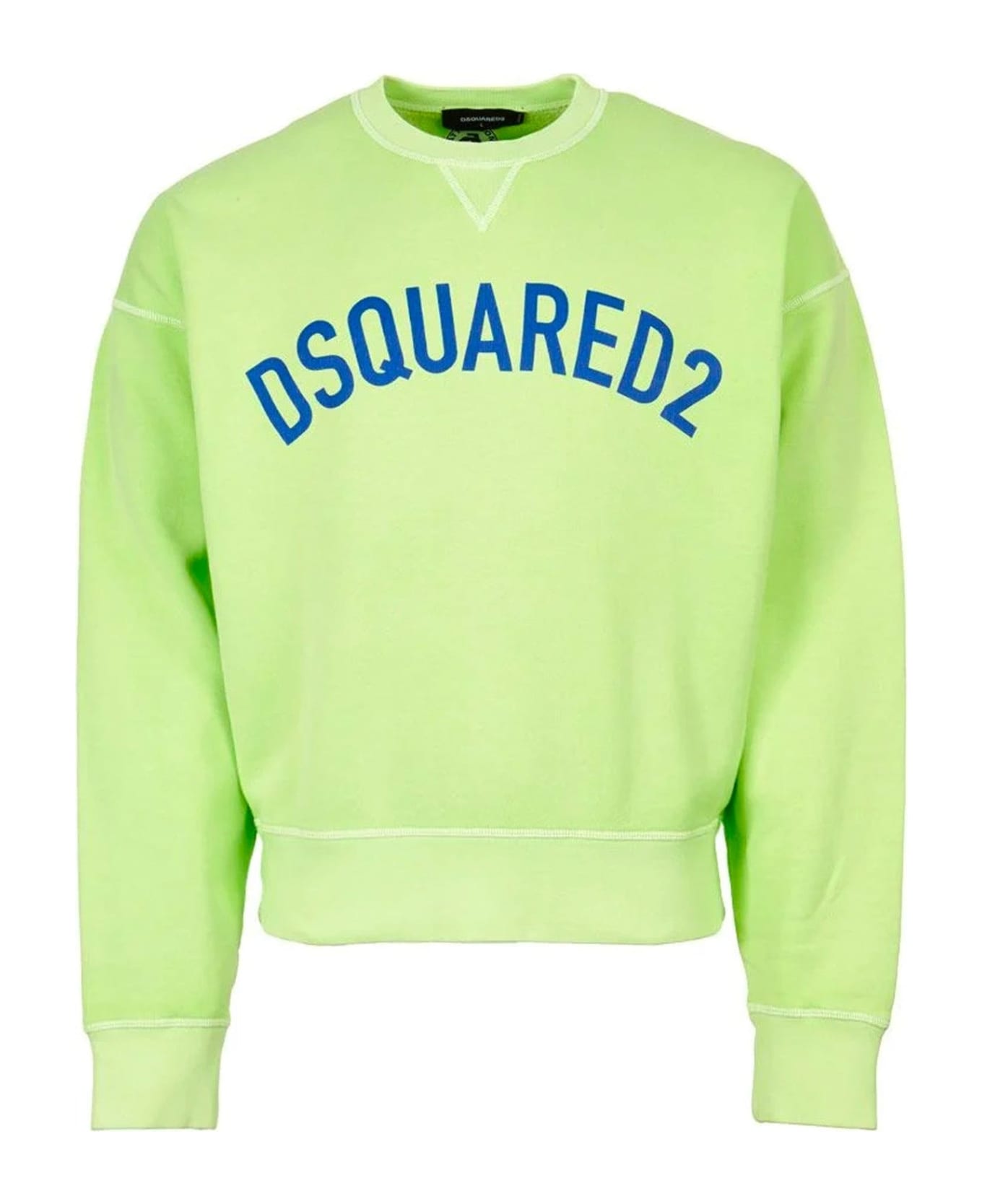 Dsquared2 Cotton Logo Sweatshirt - Green