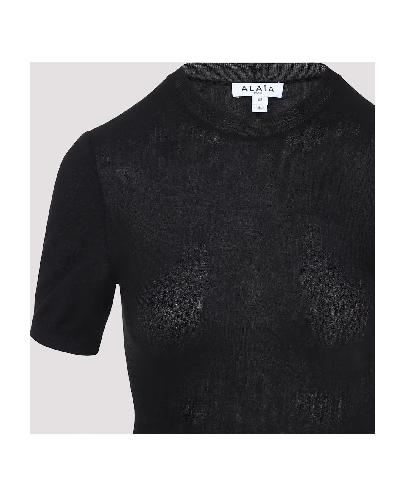 Alaia Alaïa Peplum Top - Noir Alaia
