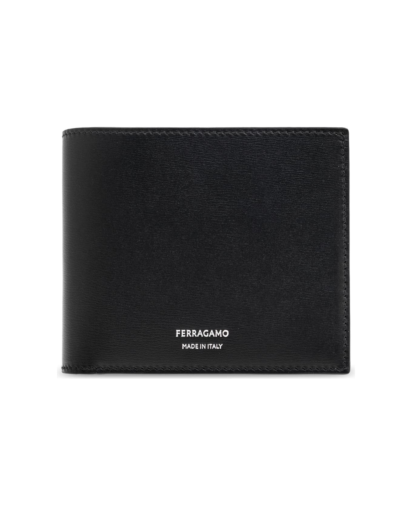 Ferragamo Leather Wallet - nero