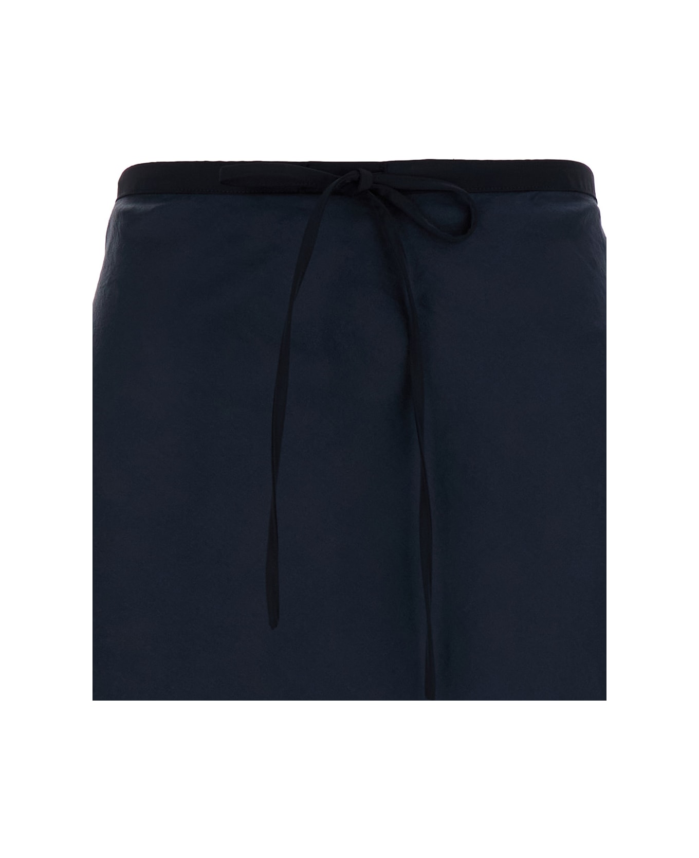 Dunst Layered Satin Skirt - Blu