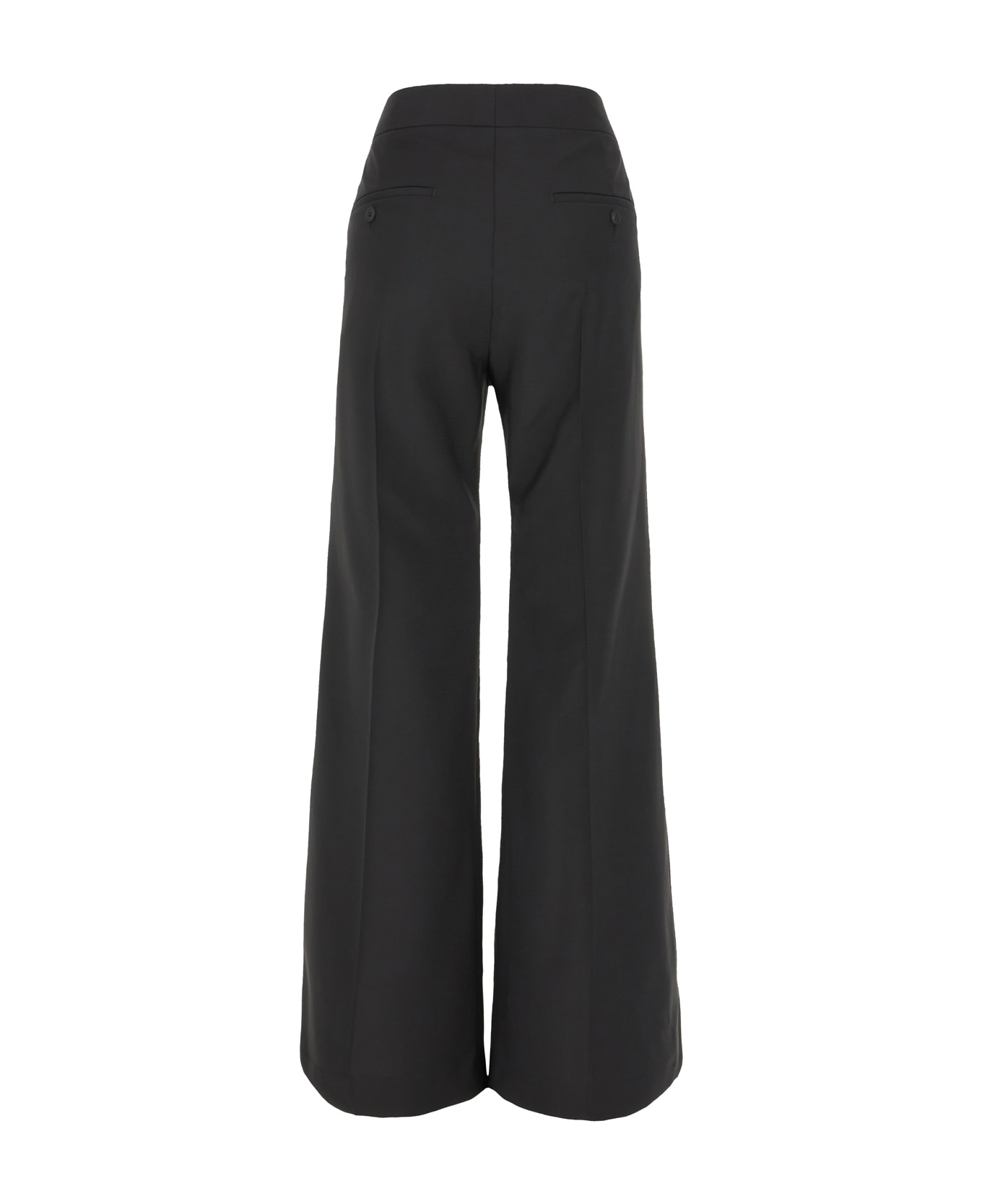 パンツ GIVENCHY Black wool blend flared leg pant (BW511N100H 001) Black wool blend flared leg pant – G&B