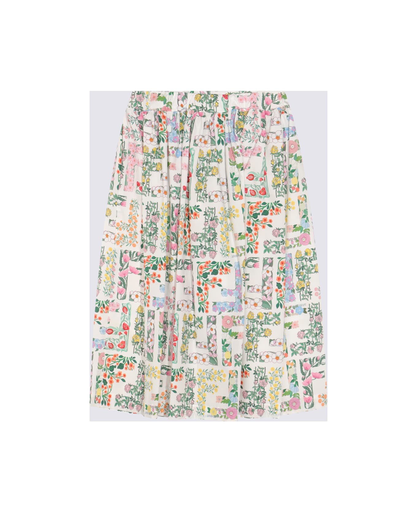 Fendi Multicolor Cotton Skirt - MultiColour