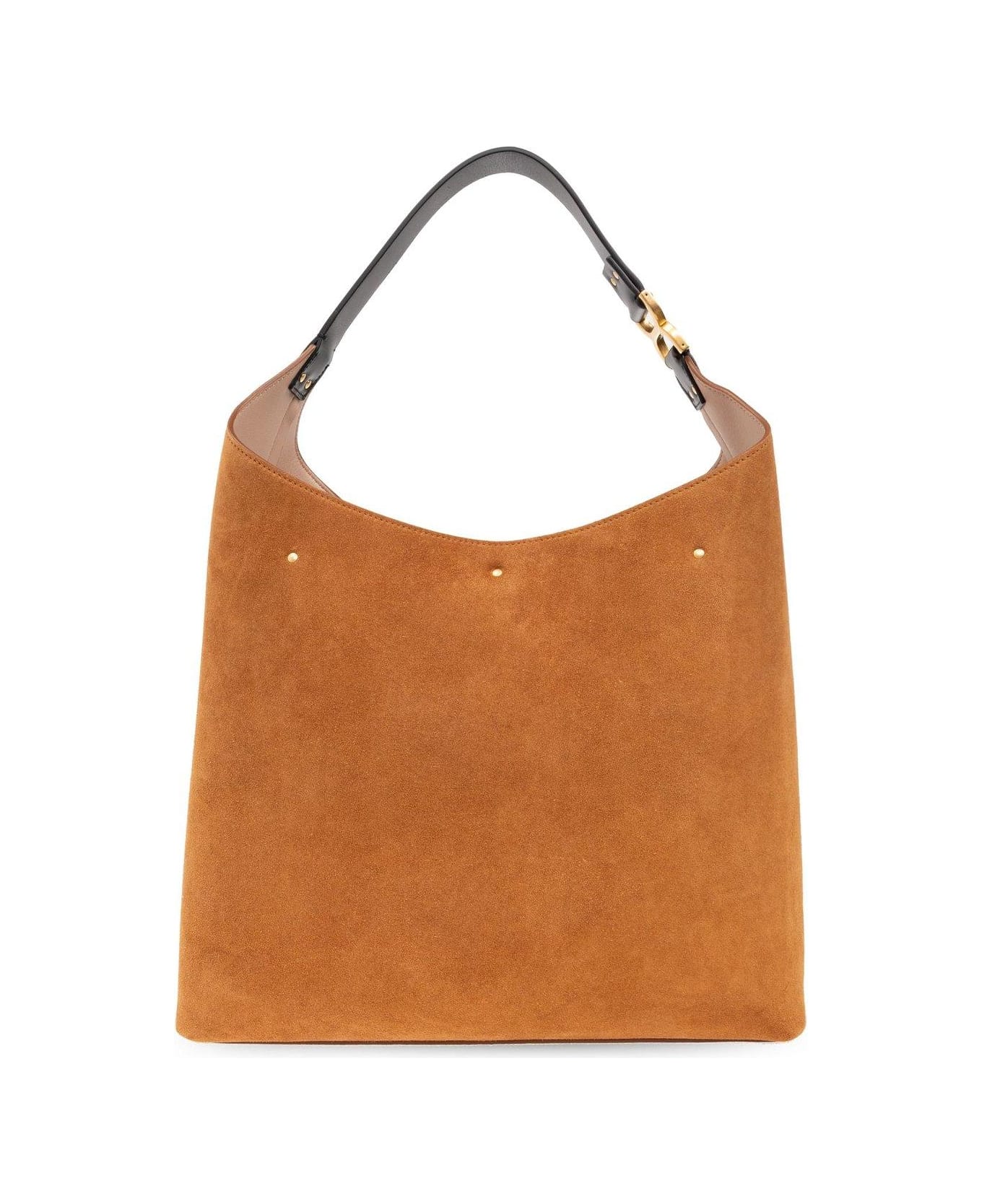 Chloé Marcie Hobo Shoulder Bag - MARRONE