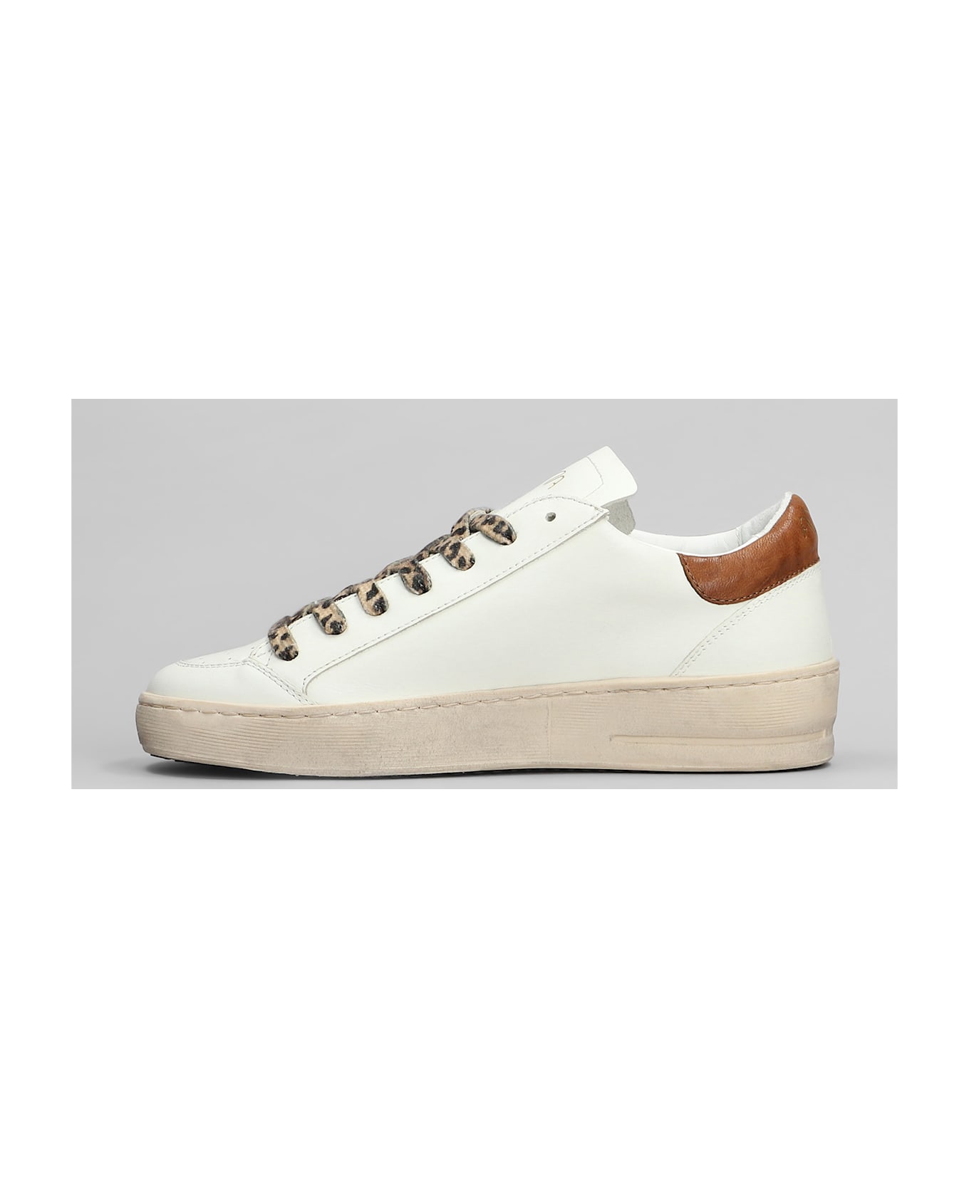 AMA-BRAND Sneakers In White Leather - white
