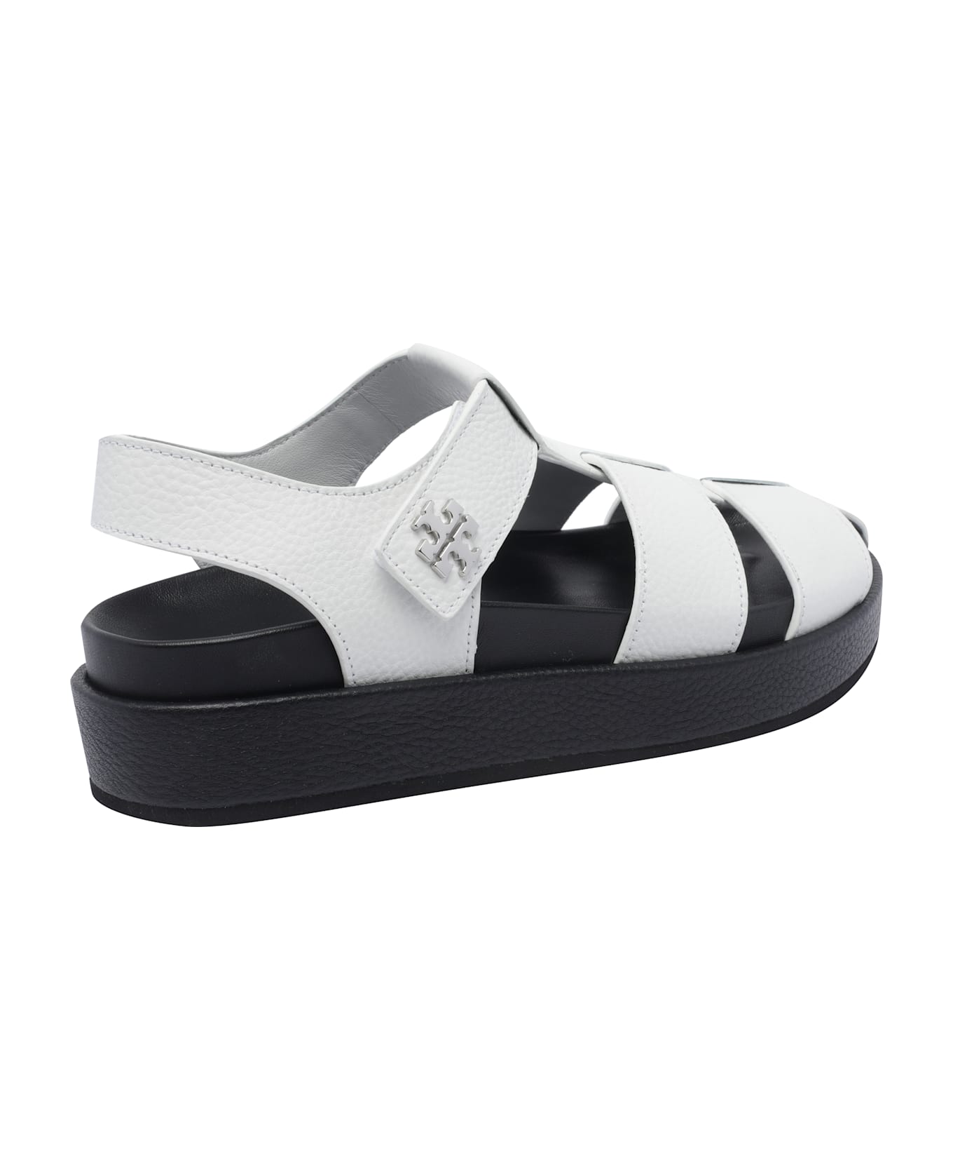 Tory Burch Kira Fisherman Sport Sandals - White