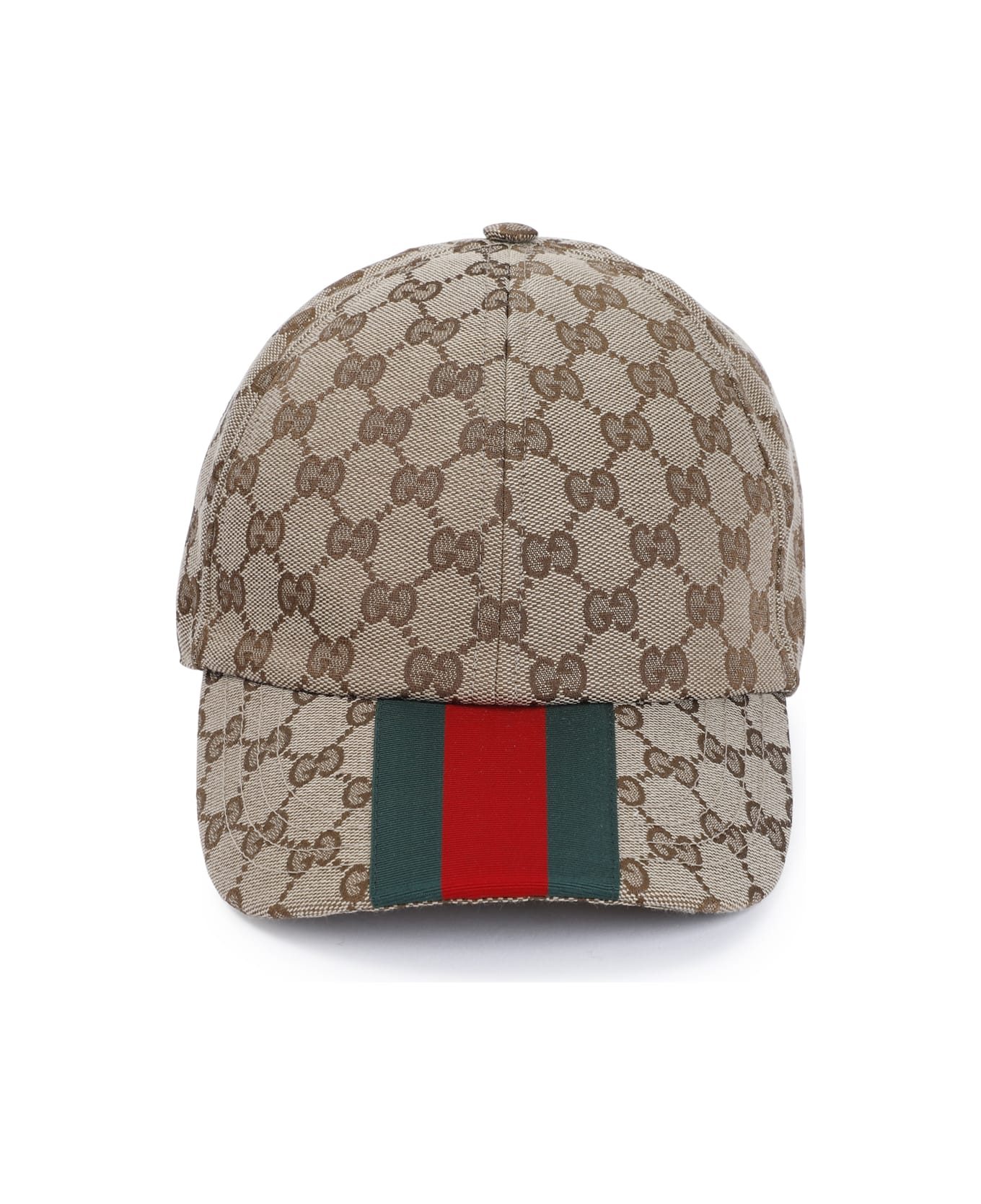 Gucci Logo Baseball Cap - Beige Ebony