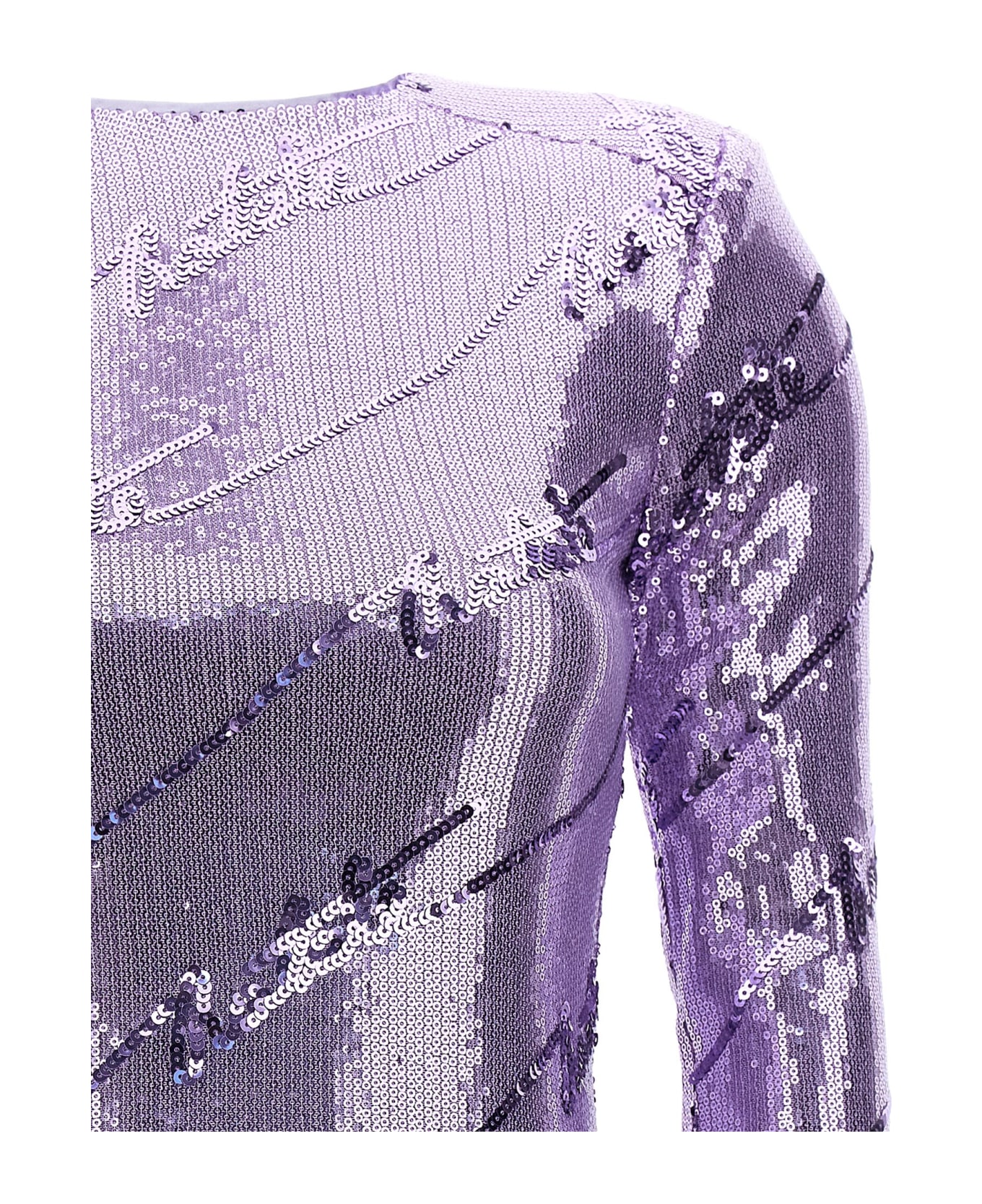 Rotate by Birger Christensen Sequin Mini Dress - Purple