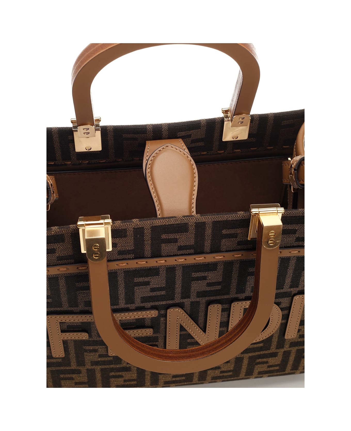 Fendi 'sunshine' Medium Handbag - Tab Mr+sand+os