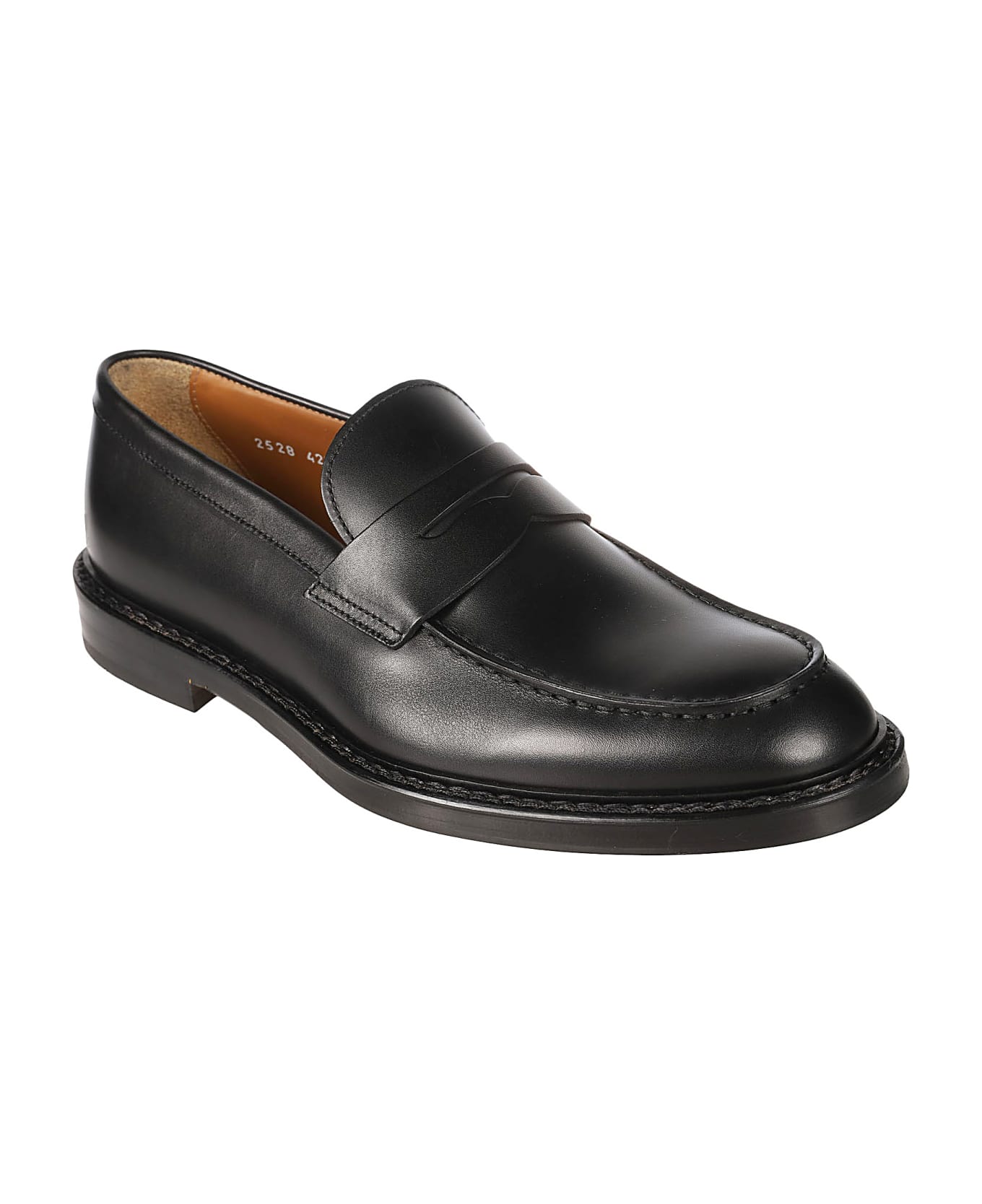 Doucal's Penny Loafers - Nero/fondo Nero