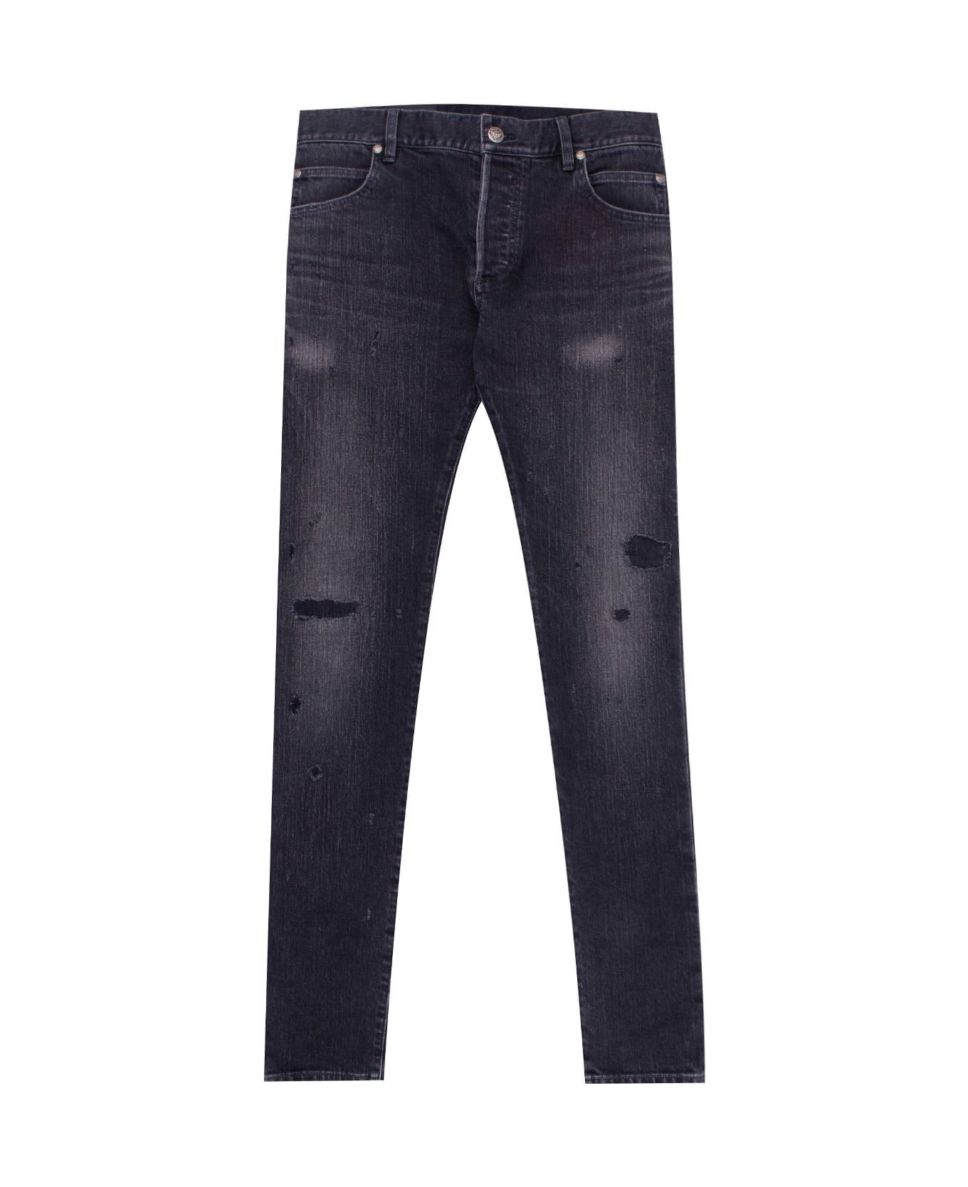 Balmain Cotton Jeans - Black