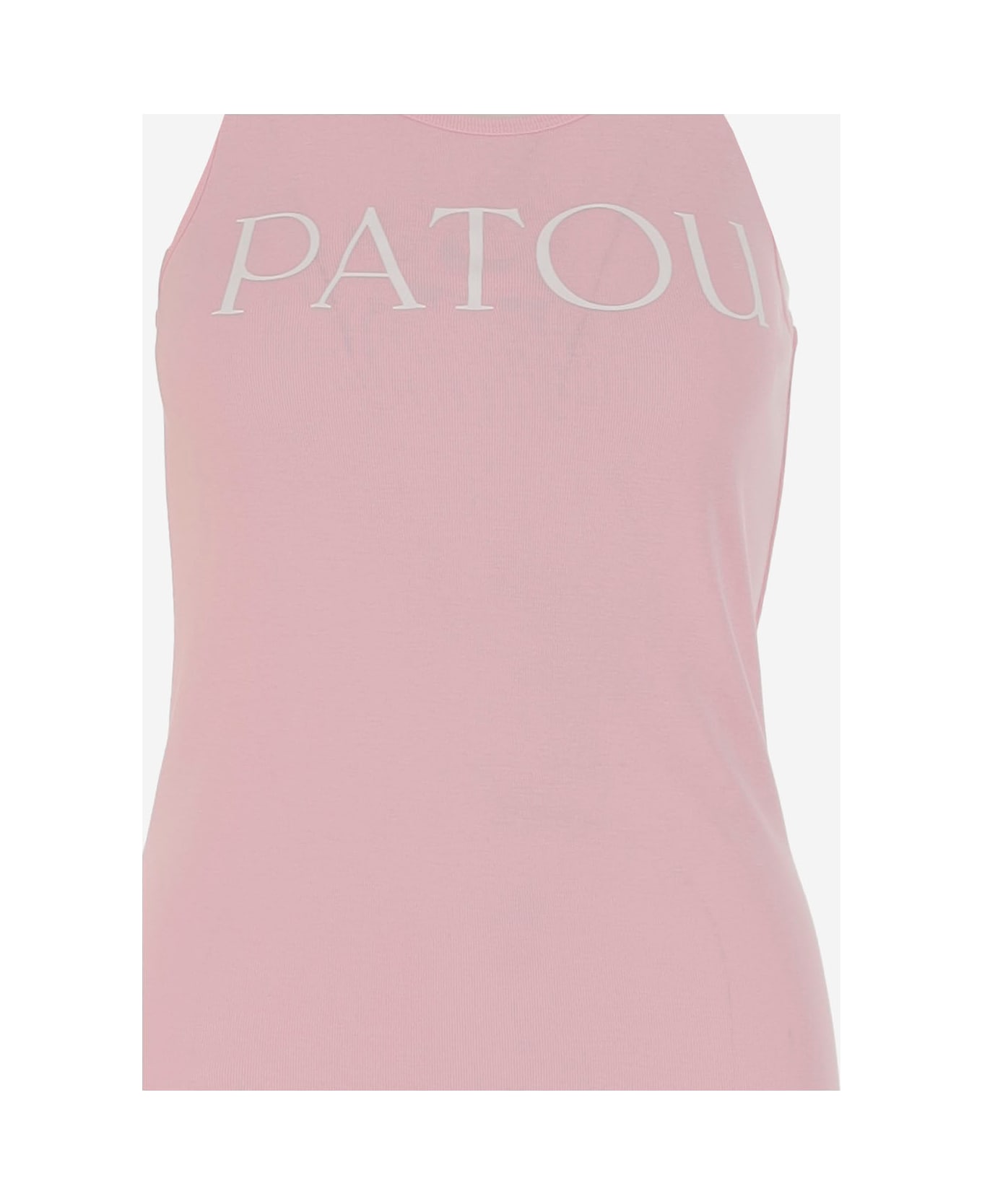Patou Tank Top With Logo - Pink