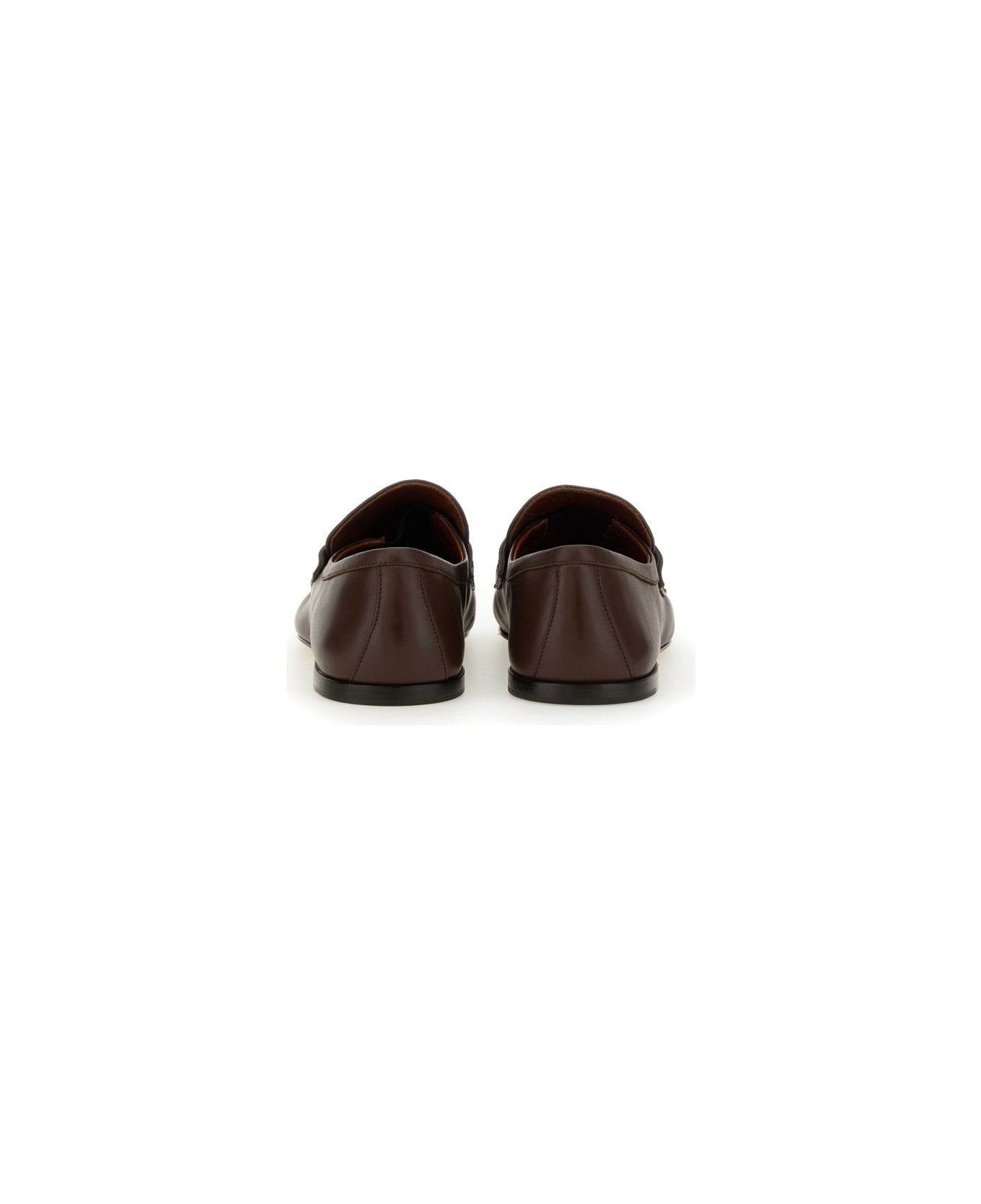 Valentino Garavani Moccasin Vlogo The Signature - BROWN