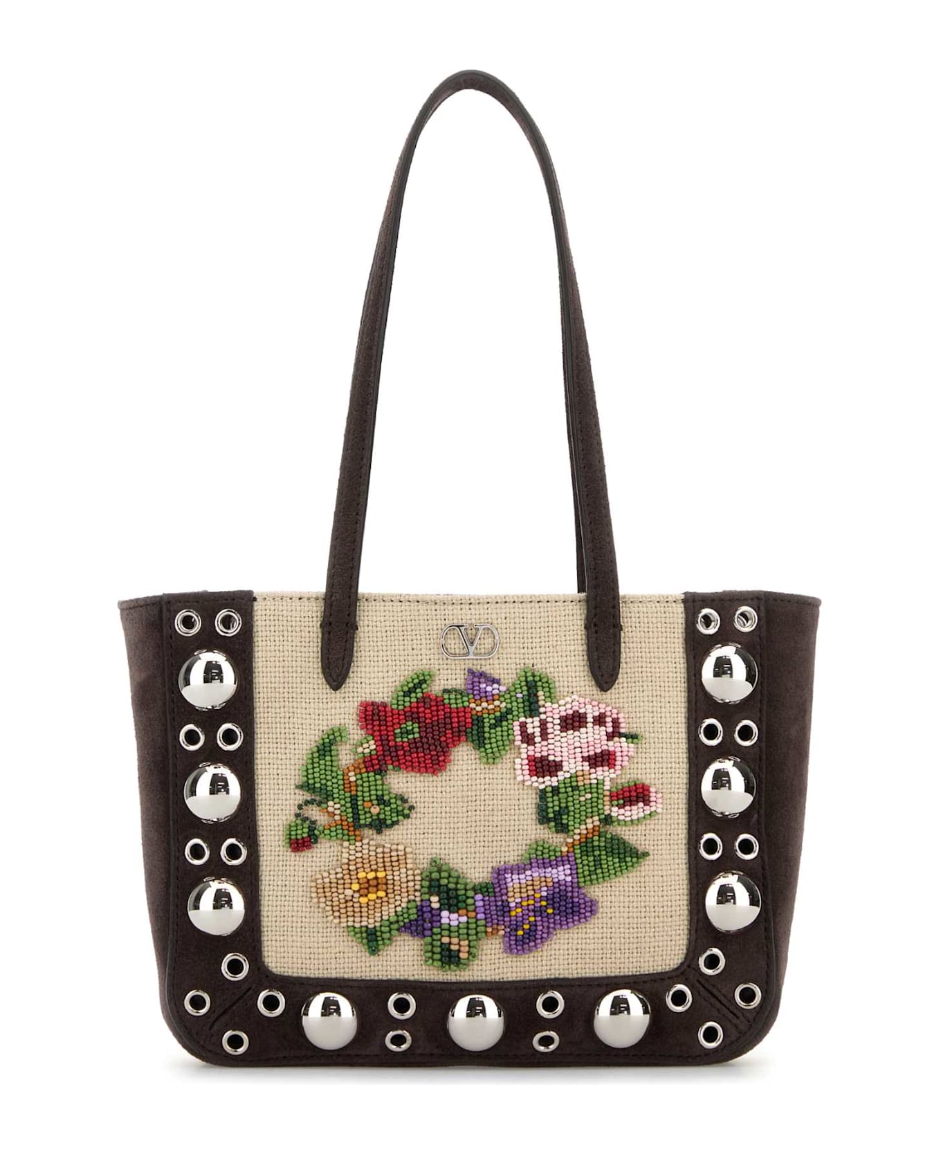 【関税&送料込み】Valentino Garavani NellcA´te Bag In Sued Valentino Garavani Brown Suede Nellcã´te Shoulder Bag