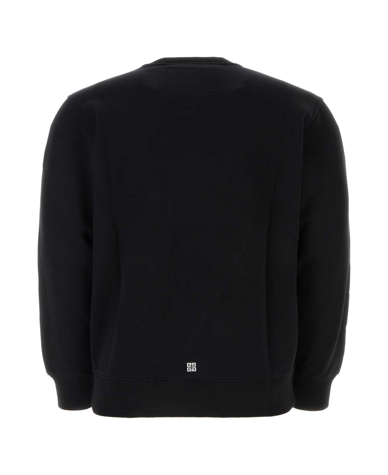 Givenchy Black Cotton Sweatshirt - 001 フリース
