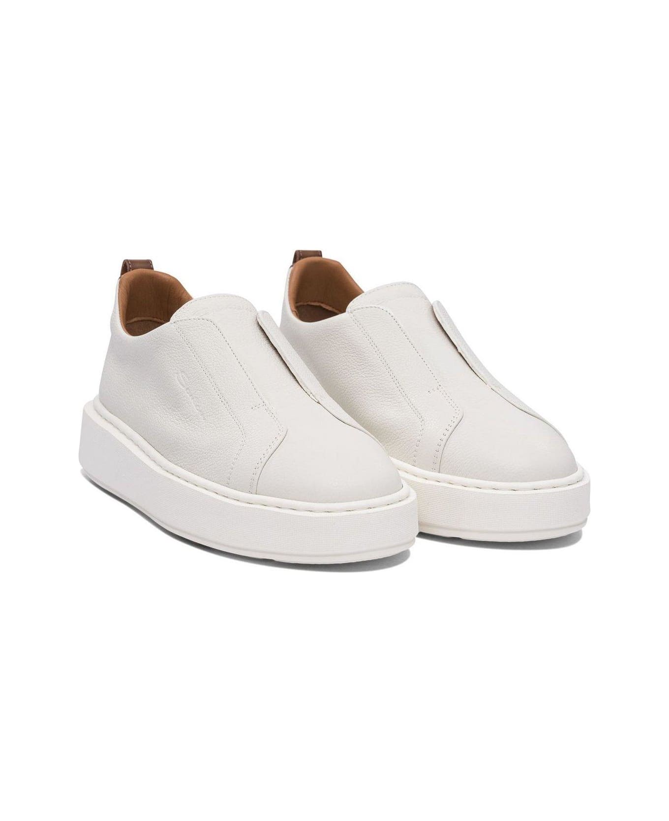 Santoni Slip-on Sneakers - GREY