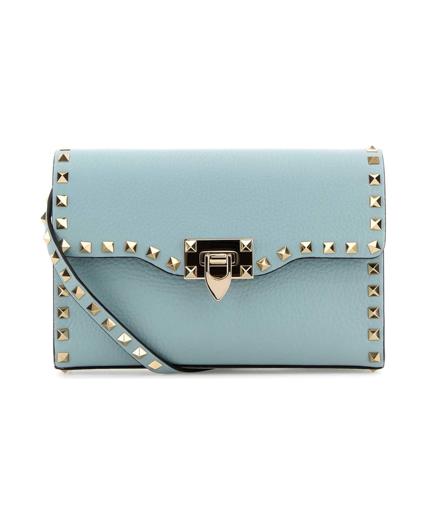 Valentino Garavani Small Rockstud Crossbody Bag - BLUPORCELLANA