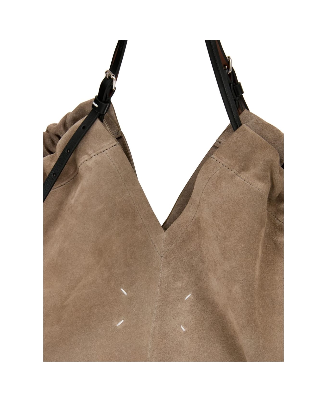 Maison Margiela Belt Bag Leather Tote - Beige