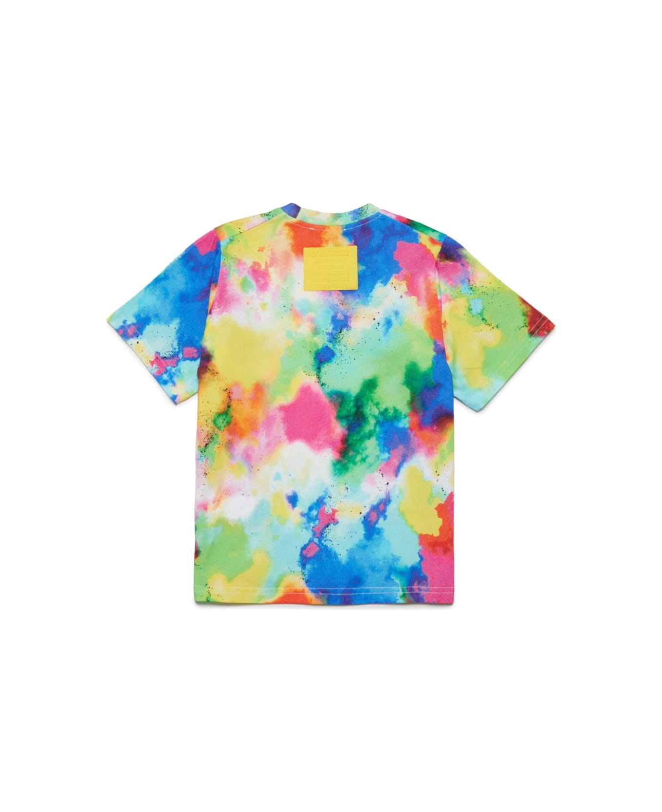 Dsquared2 T-shirt Con Fantasia Tie Dye - Multicolor