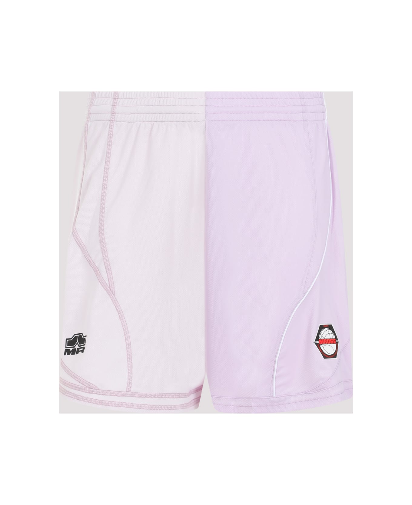 Martine Rose Half & Half Football Shorts - Lilac Lilac