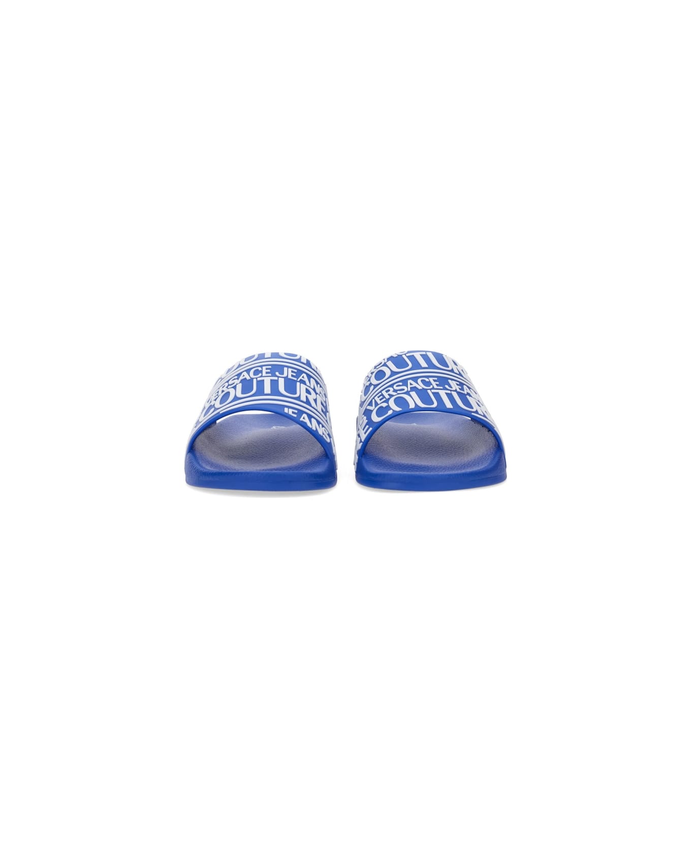 Versace Jeans Couture Sandal With Logo - BLUE