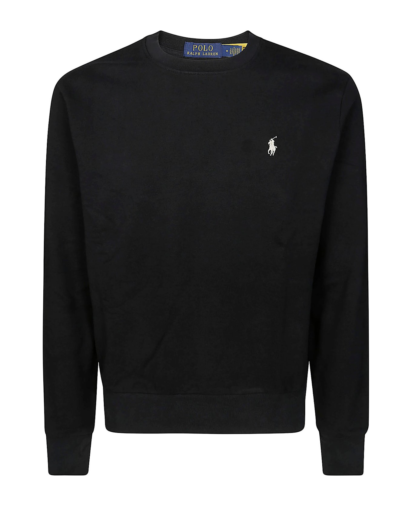 Ralph Lauren Loopback Fleece Sweatshirt - BLACK