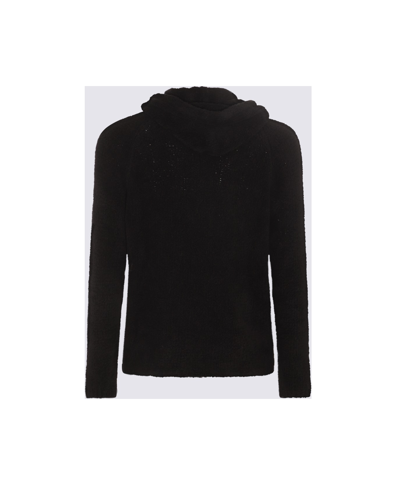 Ten C Black Wool Sweater - Black