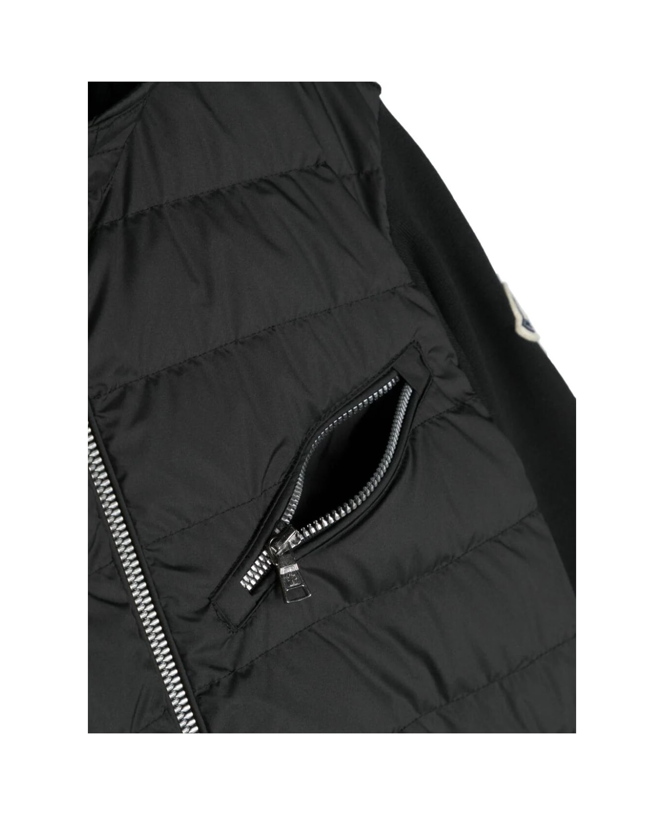 Moncler Zip Up Cardigan - Black ニットウェア＆スウェットシャツ