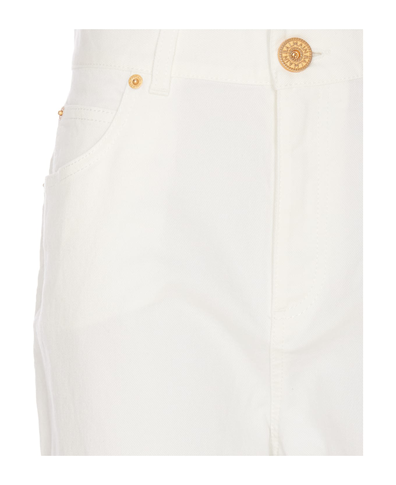 Balmain Slim Jeans - White