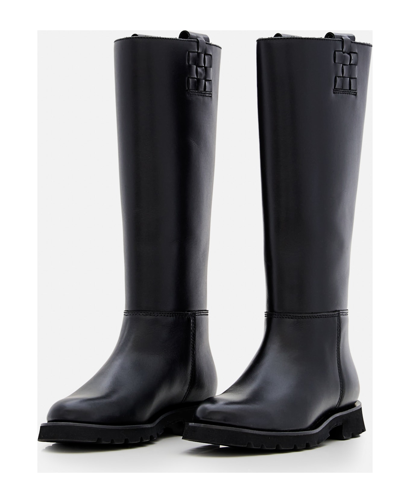 Hereu Anella High Leather Boot - Black