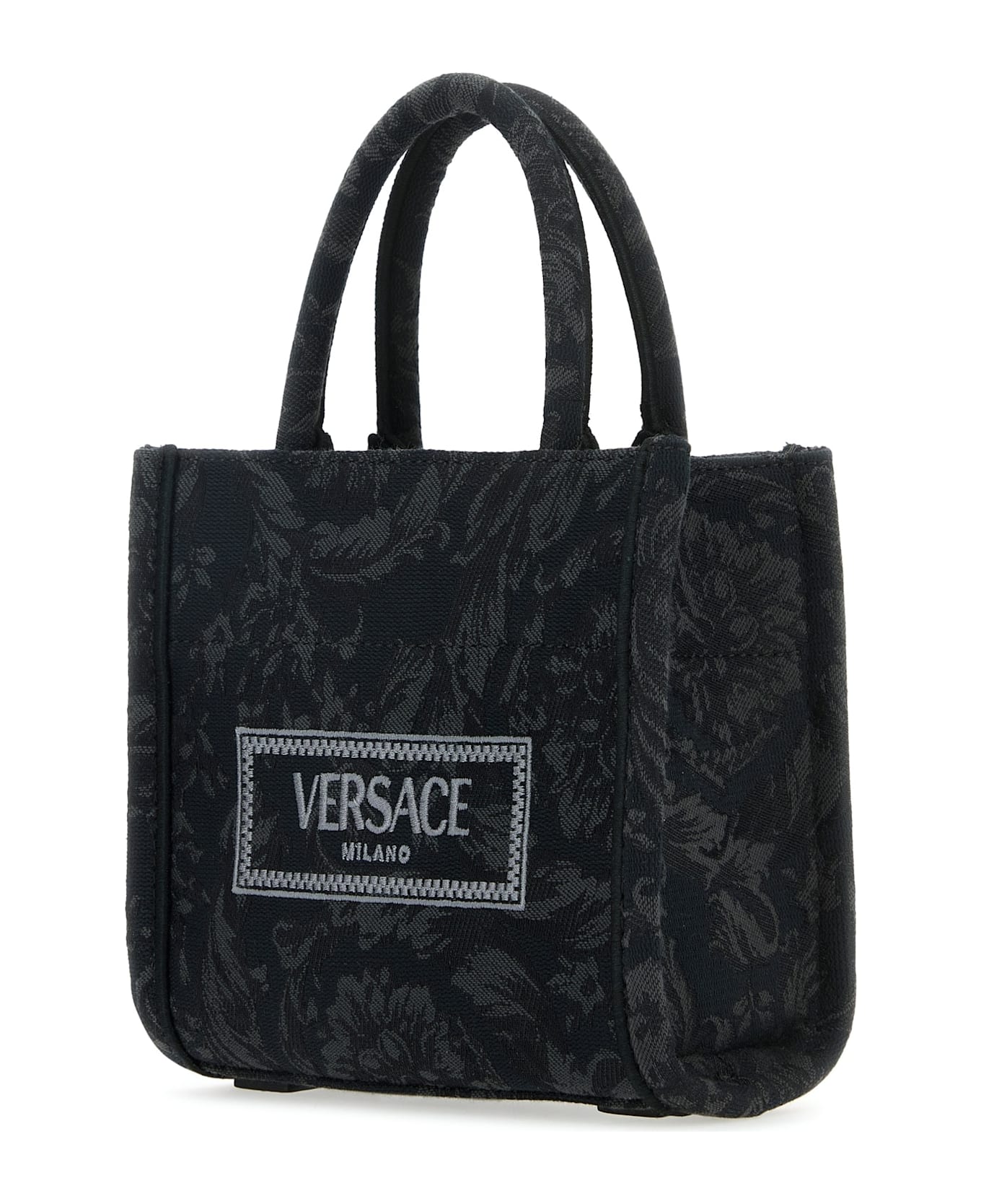 Versace Extra Smalltote Embroidery Jacquard Barocco+calf - 2BM0V