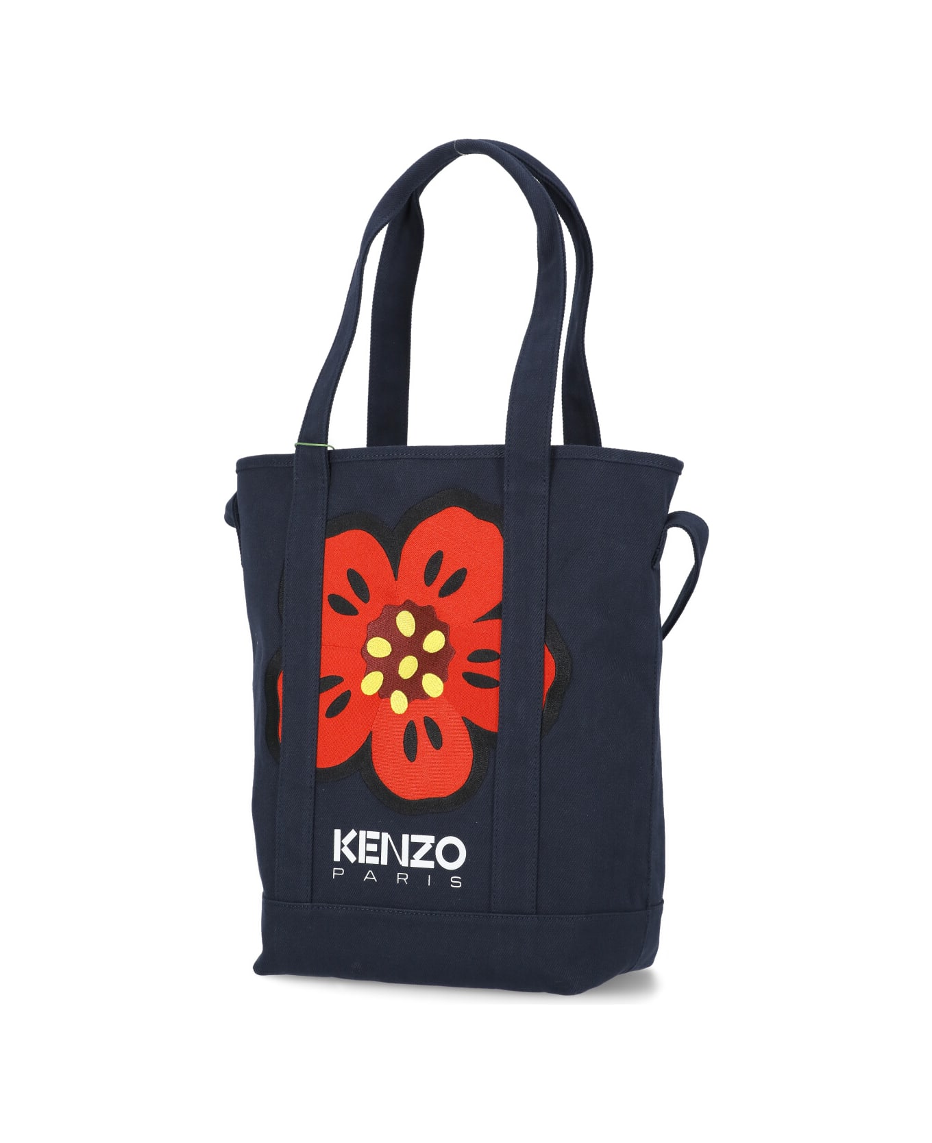 Kenzo Boke Flower Shoulder Tote Bag - Blue